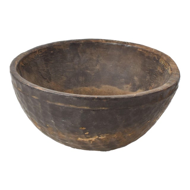 Early 20th Century Nupe Wood Bowl Nigeria For Sale