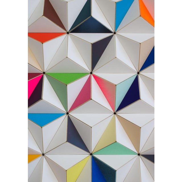 Sebastian Welzel, Ais-8 Topographie, Laminated Cardboard, Limited Edition 6 of 20 For Sale - Image 4 of 8