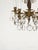 Share Antique Teeny Tiny Twinkling 5 Arm 5 Light Brass Cut Lead Crystal Chandelier ~ Rewired ~ Restored ~ Rejuvenated ~ Ready to Hang ~ For Sale - Image 10 of 12