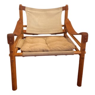 Vintage Sirocco Safari Chair by Arne Norell, 1960s For Sale