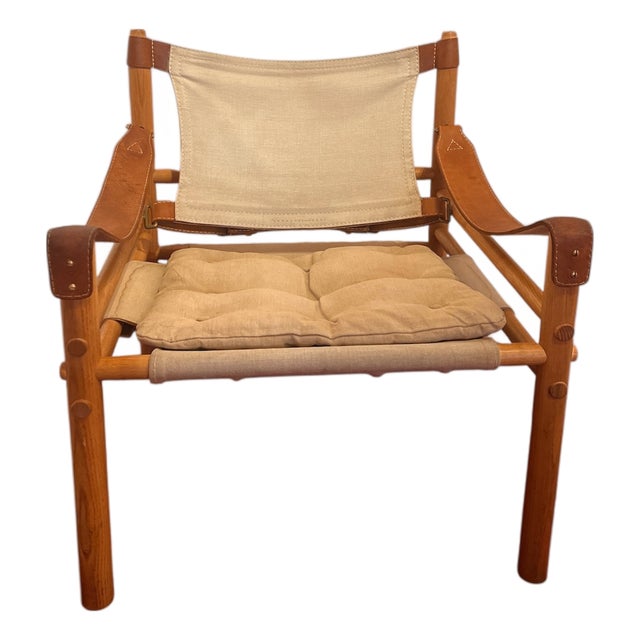 Vintage Sirocco Safari Chair by Arne Norell, 1960s For Sale