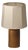 White Small Sonora Linen Table Lamp by Nassi For Sale