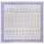 Doris Leslie Blau Vintage Indian Dhurrie Geometric Gray Flatweave Cotton Carpet For Sale