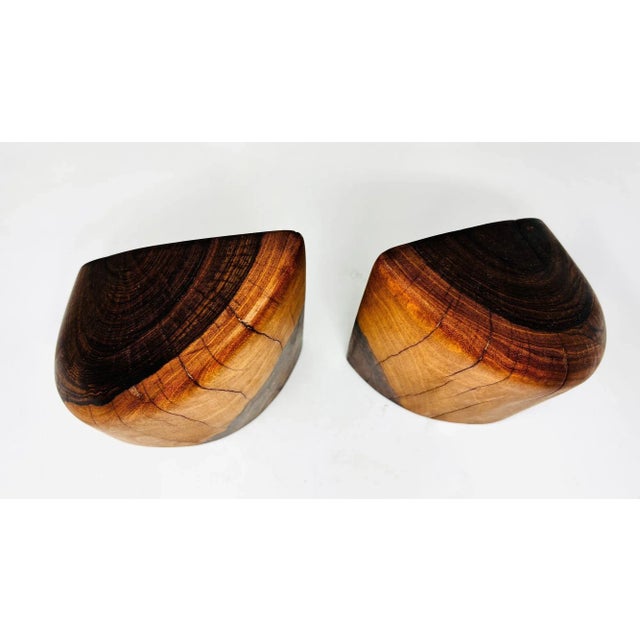 Don S. Shoemaker Don Shoemaker Cocobolo Sculptural Bookends for Señal, Mexico, 1960s For Sale - Image 4 of 15