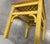 Mustard Pair of Vintage Henry Link Wicker End Tables With Glass Tops - Lexington Furniture For Sale - Image 8 of 11