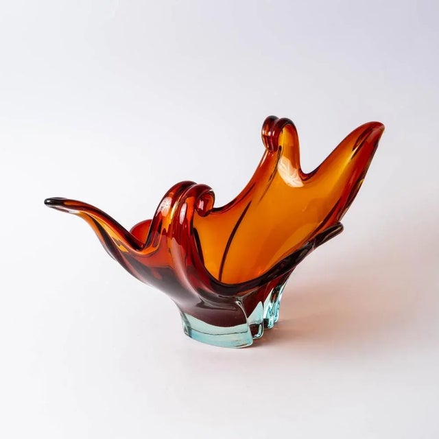 Murano Submerged Glass BowlfFrom Brothers Toso, 1960s For Sale - Image 6 of 9