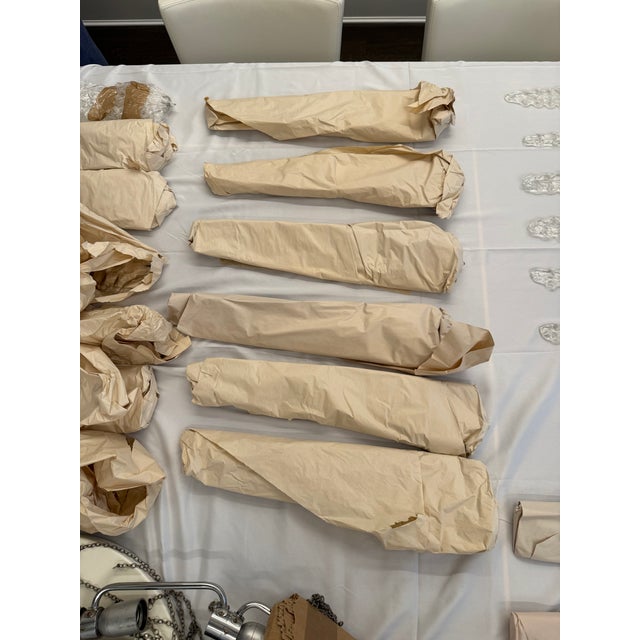 1960s Venini, Seaweed Murano Glass (Alga) Chandelier, Italy For Sale - Image 9 of 11