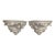 Michael Taylor Acanthus Leaf Brackets in an Ivory Washed Finish - A Pair -2 For Sale