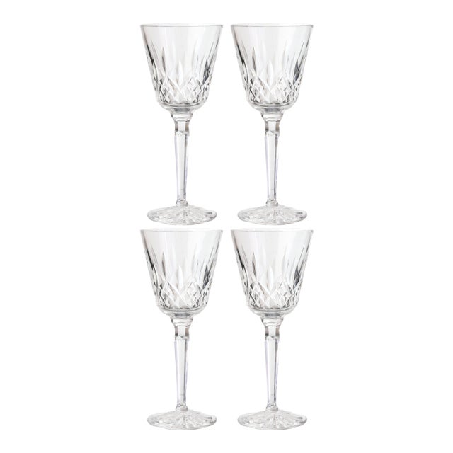 Waterford Lismore 7.25” Wine Glasses, Set of 4 For Sale