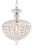 Crystal Globe Ceiling Lamp, 1960s For Sale