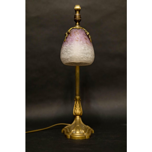 Refined french table lamp from the second half of the 1920s, signed c. Ranc (charles ranc), a producer and designer active...