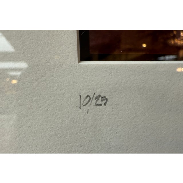 Jeffrey Becon "Two Red Chairs" Photograph, Signed + Numbered 10/25 For Sale - Image 13 of 14