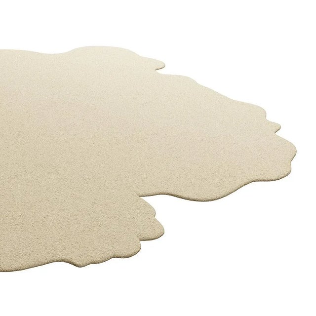 Contemporary Tapis Essential #02 Modern Essential Neutral Color Rug by TAPIS Studio For Sale - Image 3 of 6