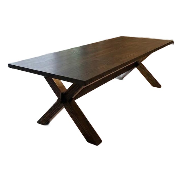 Handcrafted Rustic Farmhouse Table For Sale