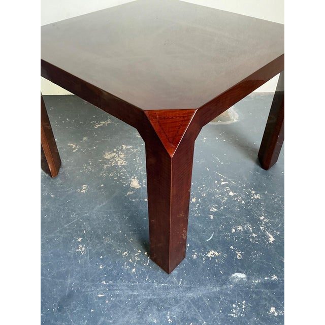 Vintage Lacquered Inlay Game Table For Sale - Image 12 of 18