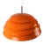 1970s Orange Layered Glass Pendant Lamp, 1970s For Sale - Image 5 of 7