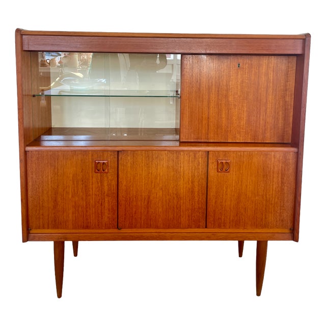Vintage Teak Bar Cabinet, 1960s For Sale
