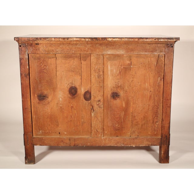 Continental Restauration Mahogany Chest of Drawers For Sale - Image 11 of 11