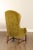 Chippendale Style Tall Back Wing Chair For Sale - Image 10 of 12
