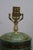 Metal Late 20th Century Chinese Chinoiserie Green Gilt Toleware Tea Canister Caddy Banquet Lamps - a Pair For Sale - Image 7 of 18