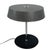 Mid-Century Modern Table Lamp with Black Base, Gray Shade & Chrome Upright For Sale - Image 11 of 11