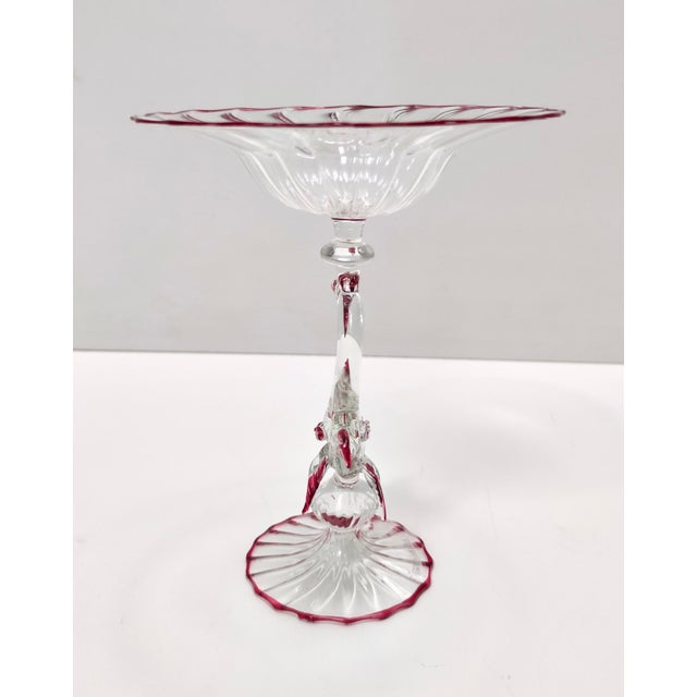 Renaissance Murano Glass Cake Stand by La Murrina, 1970s For Sale - Image 13 of 15
