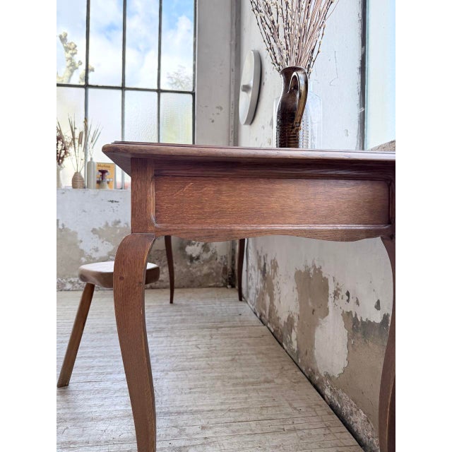 Vintage Oak Console Desk, 1960s For Sale - Image 17 of 18