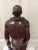 Buster Crabbe Vintage Hand Carved Rosewood Sculpture For Sale - Image 9 of 12