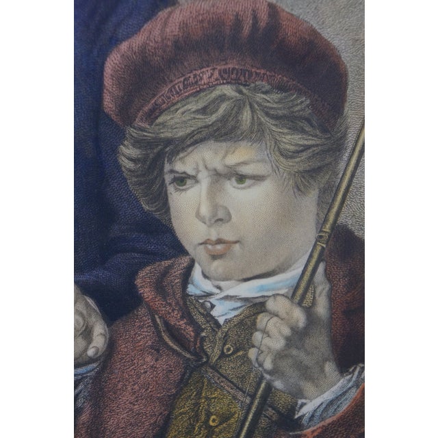 Antique William Wellstood Steady Johnnie Fishing Engraving After Erskine Nicol For Sale - Image 9 of 15