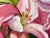 Square Impasto Floral Painting of Lilies For Sale - Image 12 of 18