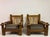 Brutalist Oak Chairs with Slatted Backs, 1960s, Set of 2 For Sale - Image 12 of 18