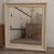 Mid-Century Modern Vintage Antique White Solid Wood Framed Mirror With Natural Knotting Grain. For Sale - Image 3 of 14