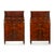 PAIR OF REGENCY ROSEWOOD CHIFFONIER CABINETS IN THE MANNER OF JOHN MCLEAN London, circa 1810 59" H x 12" D x 36 1/8" W...