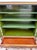 Mid-Century Chinoiserie Scenic Two-Door Cabinet With Ornate Brass Hardware For Sale - Image 9 of 18