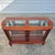 Late 20th Century Vintage Queen Anne Style Wood & Glass Curio Display Cabinet For Sale - Image 4 of 15