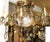 1900s French Art Nouveau Bronze Dore' Chandelier For Sale - Image 9 of 9