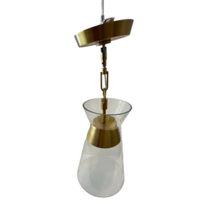 Laboratory Lux Glass Contemporary Post Modern Ceiling Pendant Light