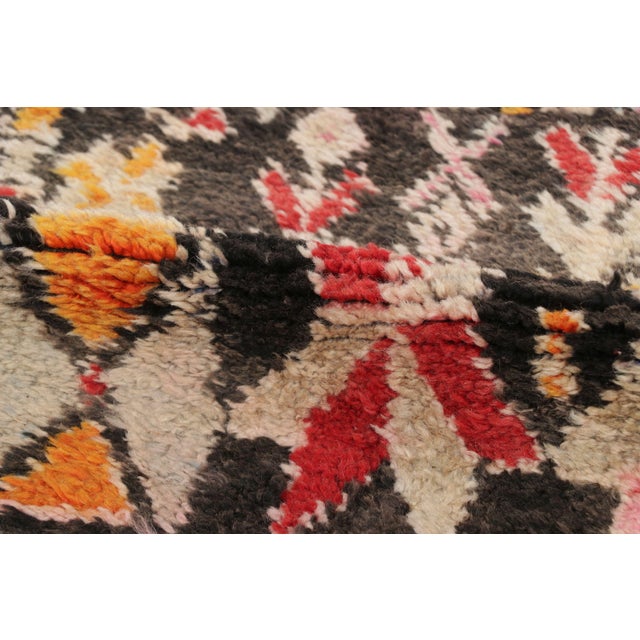 Vintage Moroccan Berber Wool Rug With Geometric Design by Rug & Kilim, 1950-1959 For Sale In New York - Image 6 of 9