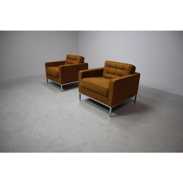 1970s Lounge Chairs by Florence Knoll Bassett for Knoll International, 1970s, Set of 2 For Sale - Image 5 of 18