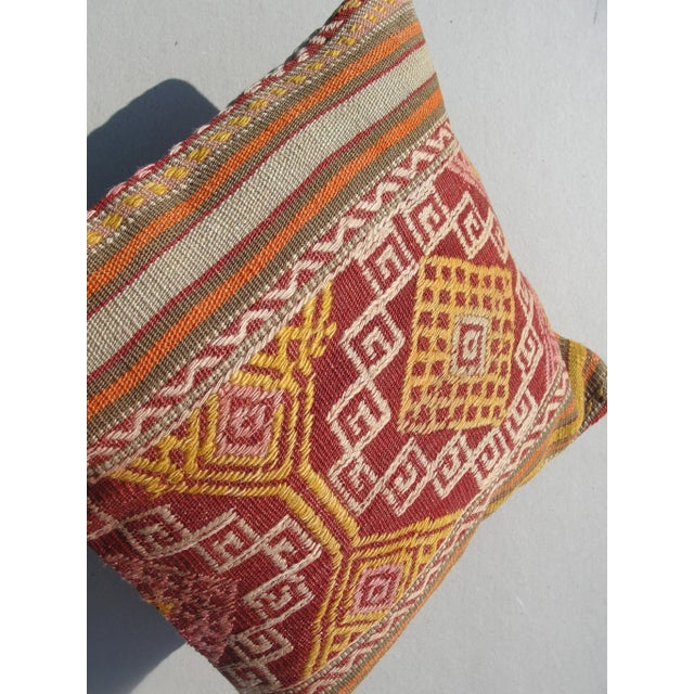 Kilim Rug Pillow For Sale - Image 9 of 11