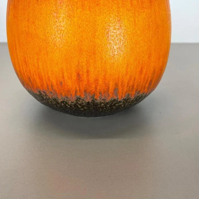 Multi-Color Pottery Fat Lava Vases from Scheurich, Germany, 1970s, Set of 2 For Sale - Image 9 of 18