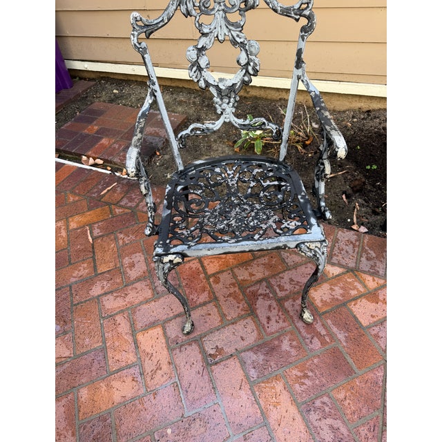 Mid 20th Century Mid 20th Century Molla Table Base and 4 Arm Chairs For Sale - Image 5 of 18
