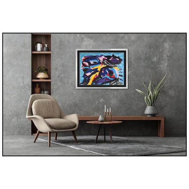 Message us to inquire about custom framing options! (Included for free with every purchase) The artwork here, "Three Faces...