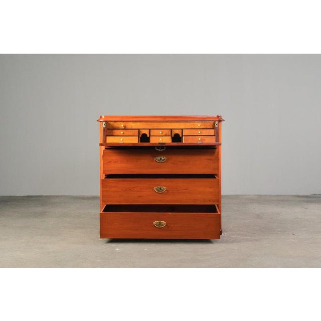 Biedermeier Style Chest of Drawers with Secretary, Early 19th Century For Sale - Image 3 of 18