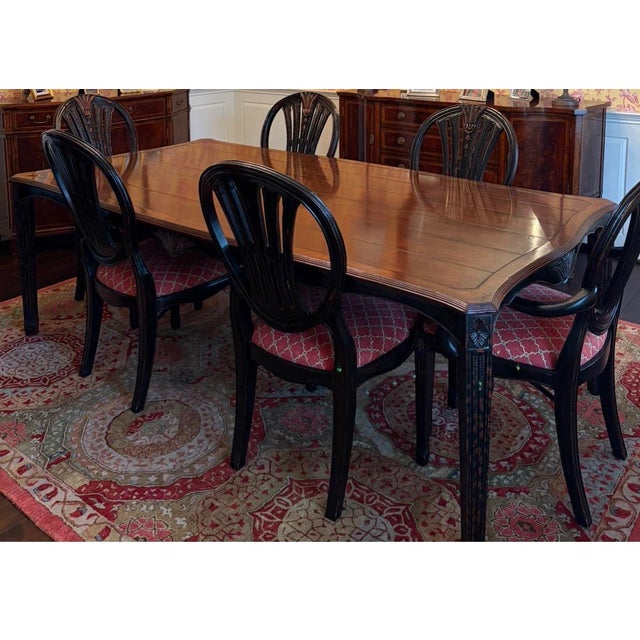 Jonathan Charles Rub-through dining table (Black) COUNTRY FARMHOUSE COLLECTION 493767 There are no marks or labels Brand:...