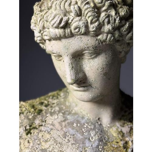 Bust / garden statue of the Greek god Hermes Hermes was the god of: 1. Travel and roads He protected travelers, roads, and...