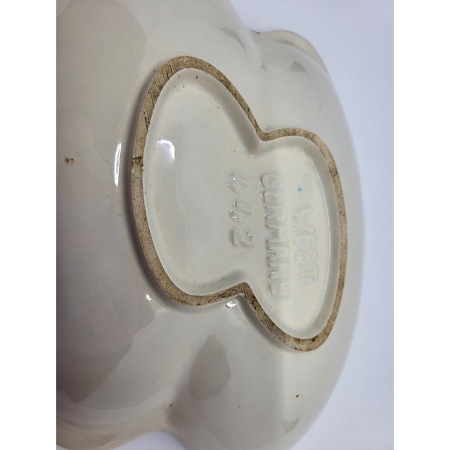 Large Vintage West German Glazed Ceramic Trinket Tray, 1970s For Sale - Image 10 of 11