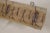 Antique Wood Handcarved Wall Coat Rack, 1890s For Sale - Image 3 of 12