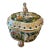 Vintage Italian Capodimonte Porcelain Lidded Box For Sale