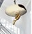 Antique Abstract Egg Shaped Shade With Sculptural Dragon Goddess Finial Pendant Light For Sale - Image 18 of 18